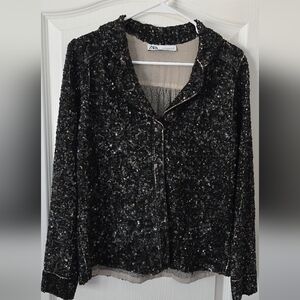 Black Sequin Jacket